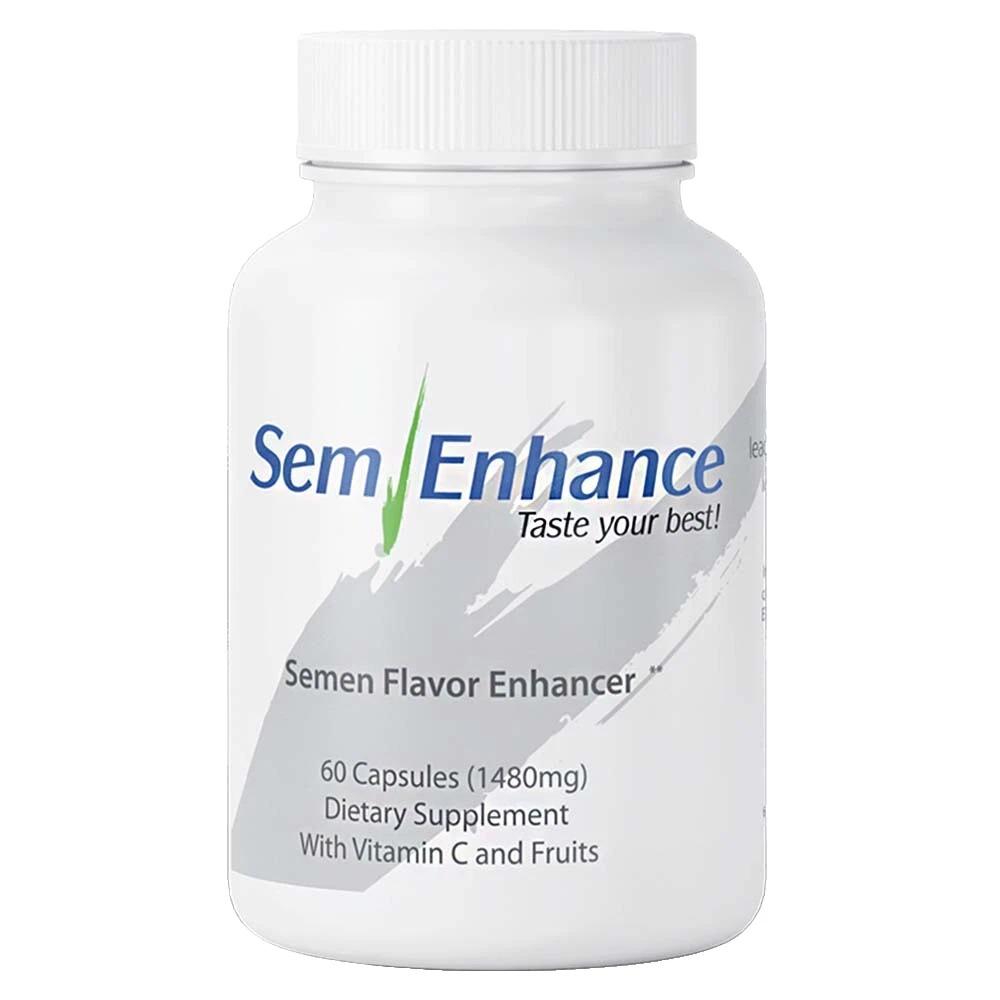 Semenhance Best Semen Flavor Enhancer,Natural Fruity Taste Formula 60 Capsules