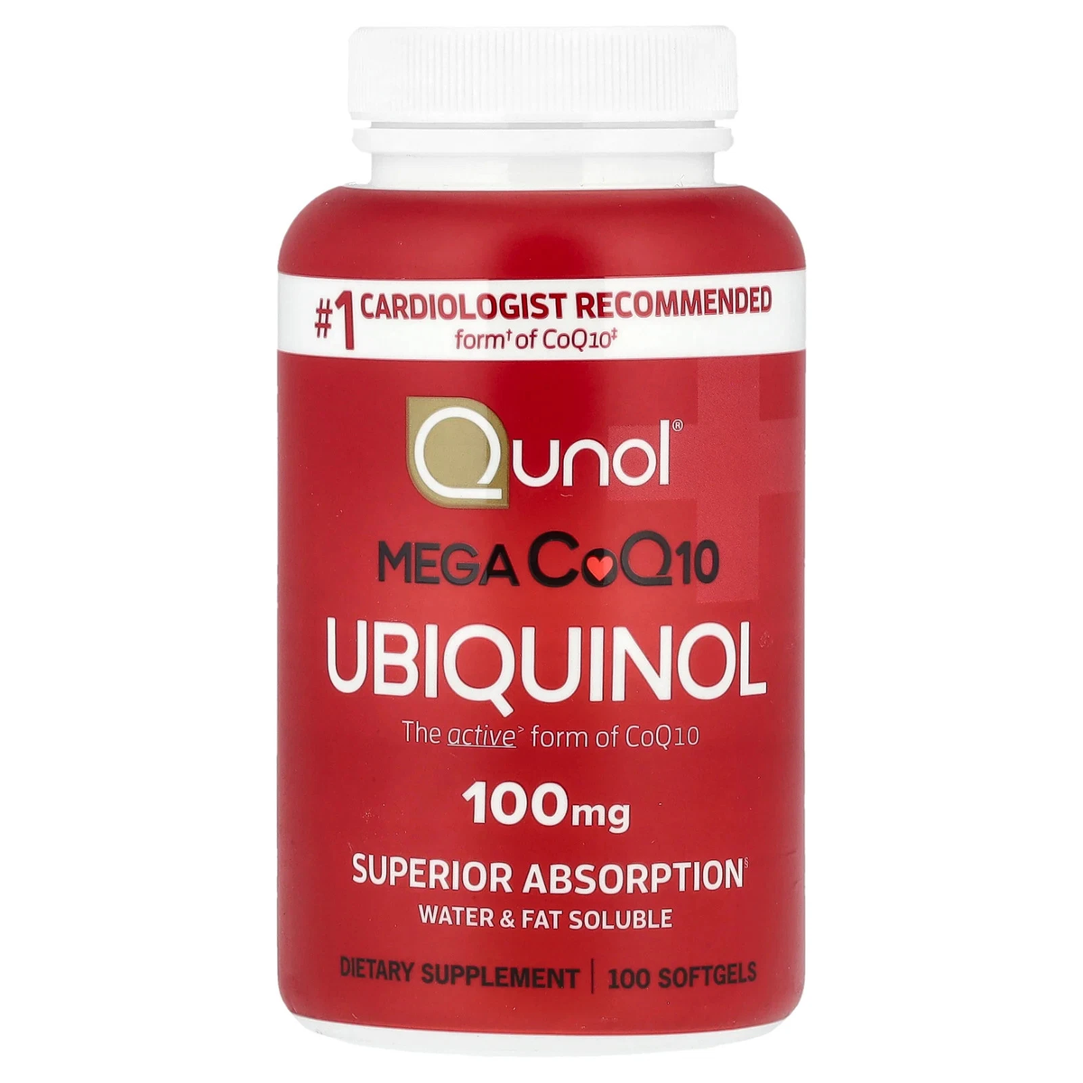 CoQ10 Ubiquinol, 100 Softgels