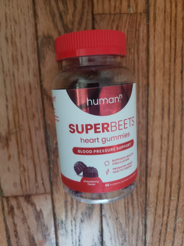 HumanN Super Beets Strawberry Gummies 60 Ct Blood Pressure Support