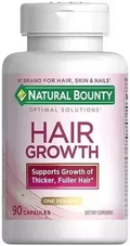 Nature's Bounty Hair Growth Supplement 90 Capsules for Strong Healthy Hair