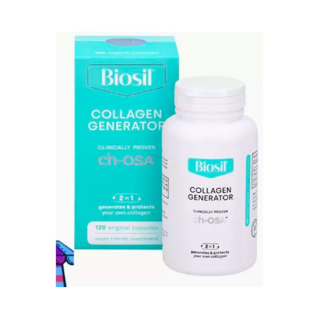 Biosil Collagen Generator with ch-OSA help generate collagen 120 Capsules