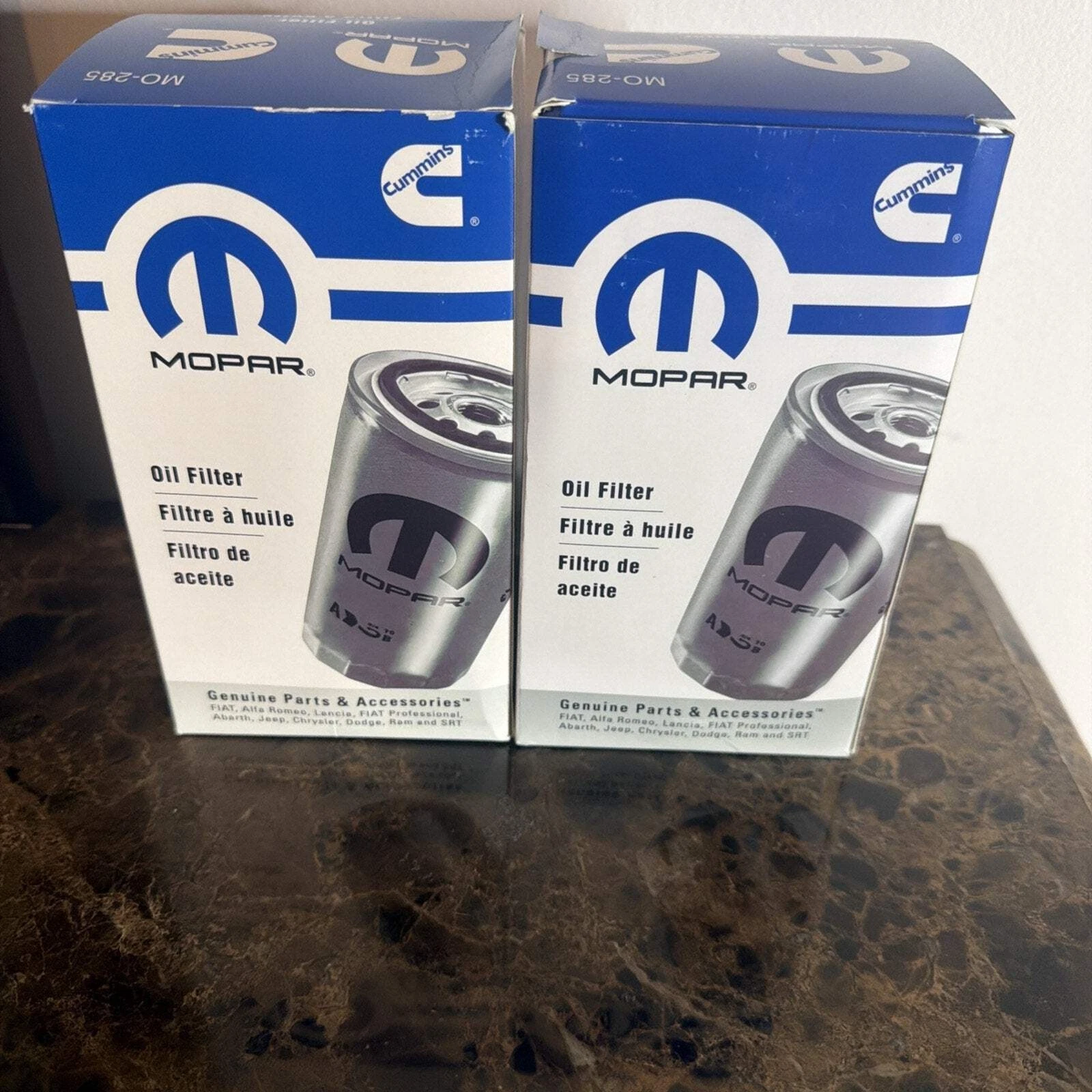 2X Mopar Engine Oil Filter - 5083285AA