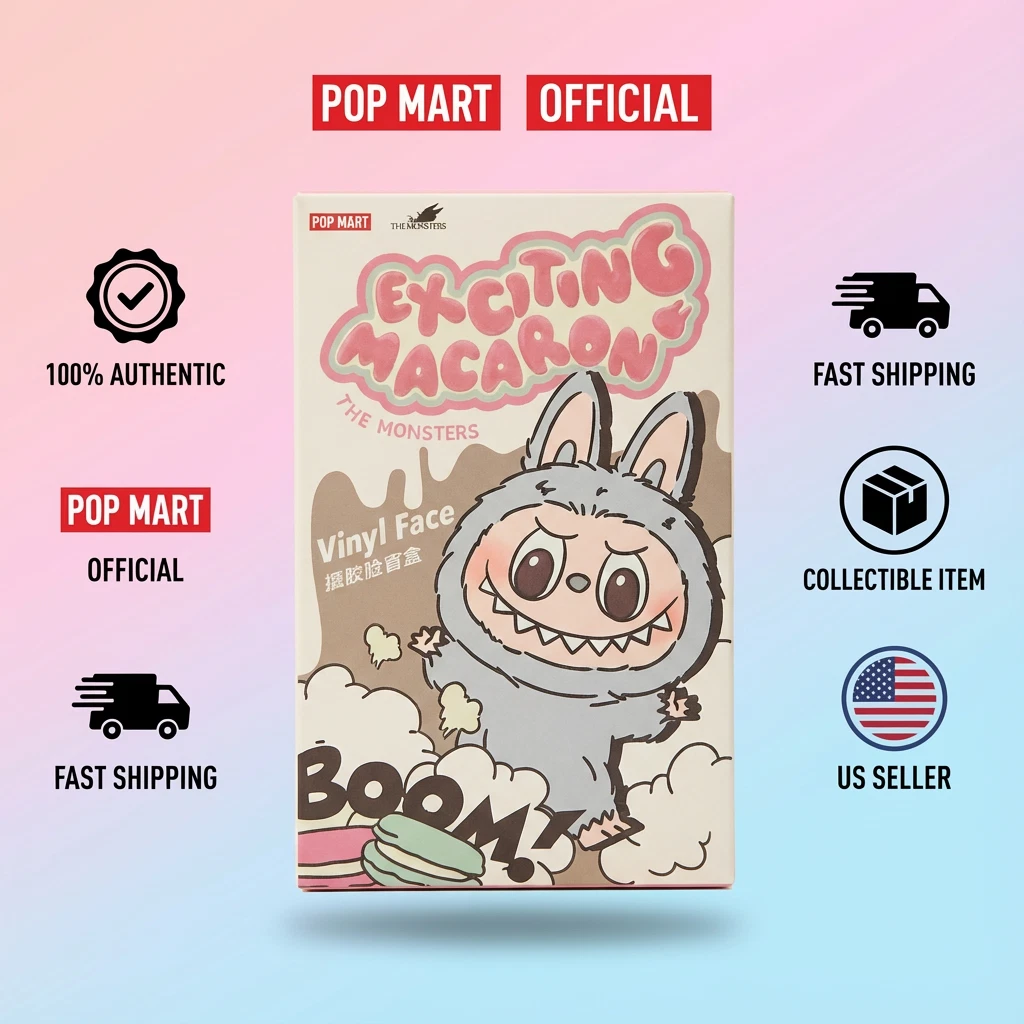 POP MART LABUBU MONSTERS EXCITING MACARON