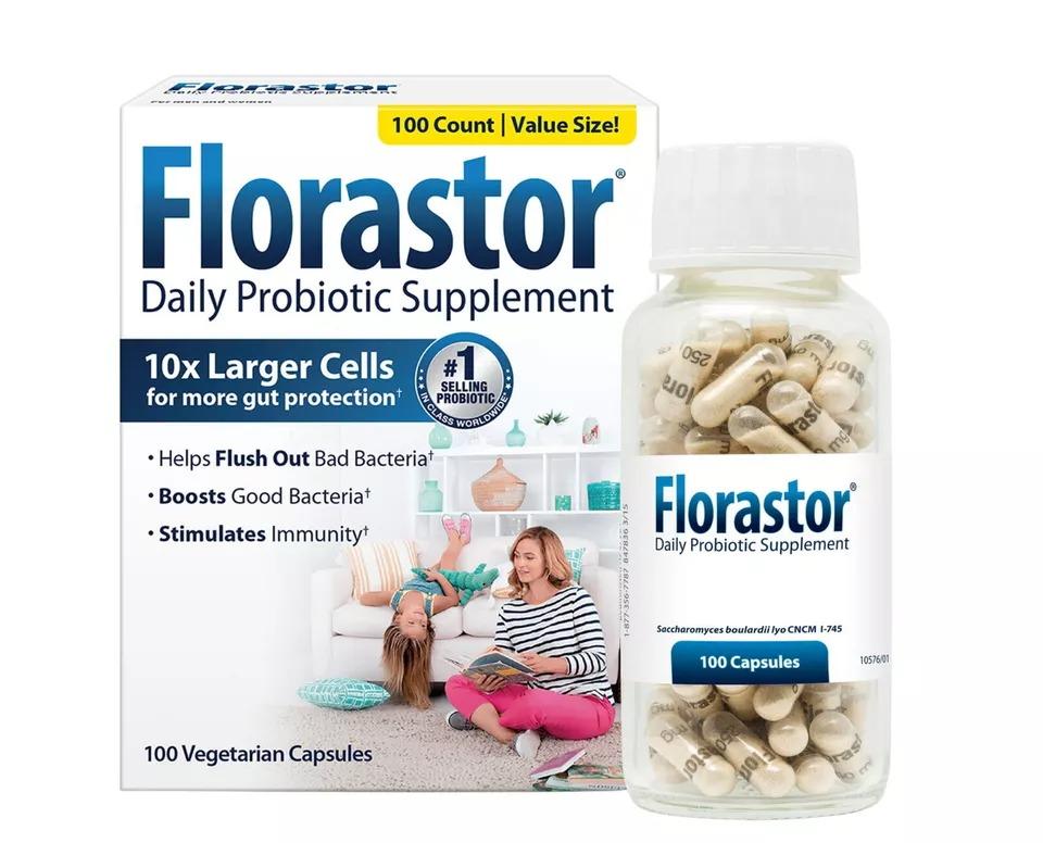 Florastor Probiotic 250mg Daily Probiotic Dietary Supplement — Florastor