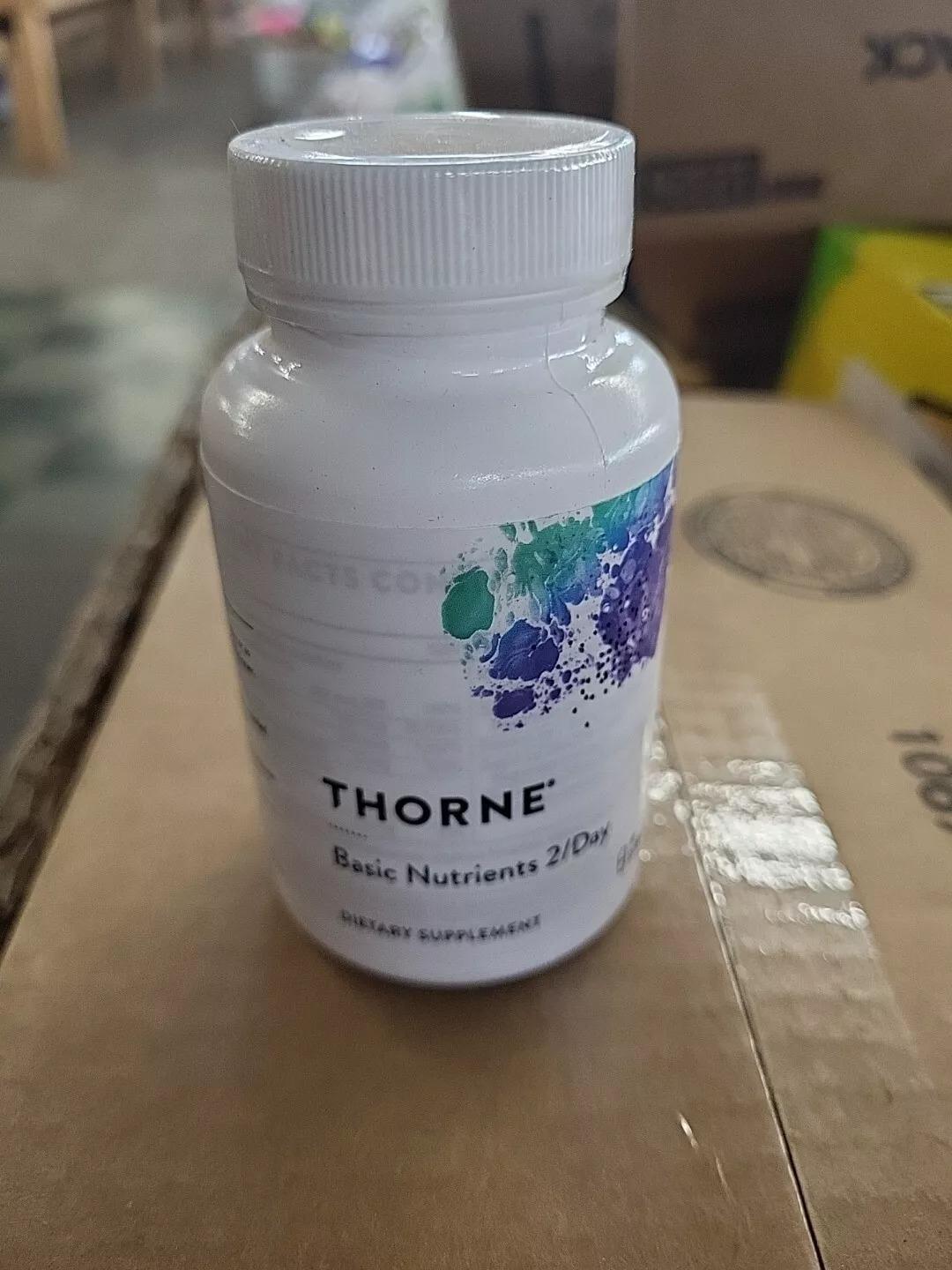 New THORNE Basic Nutrients 2/Day Daily Multivitamin 60 Capsules 05/25 — THORNE