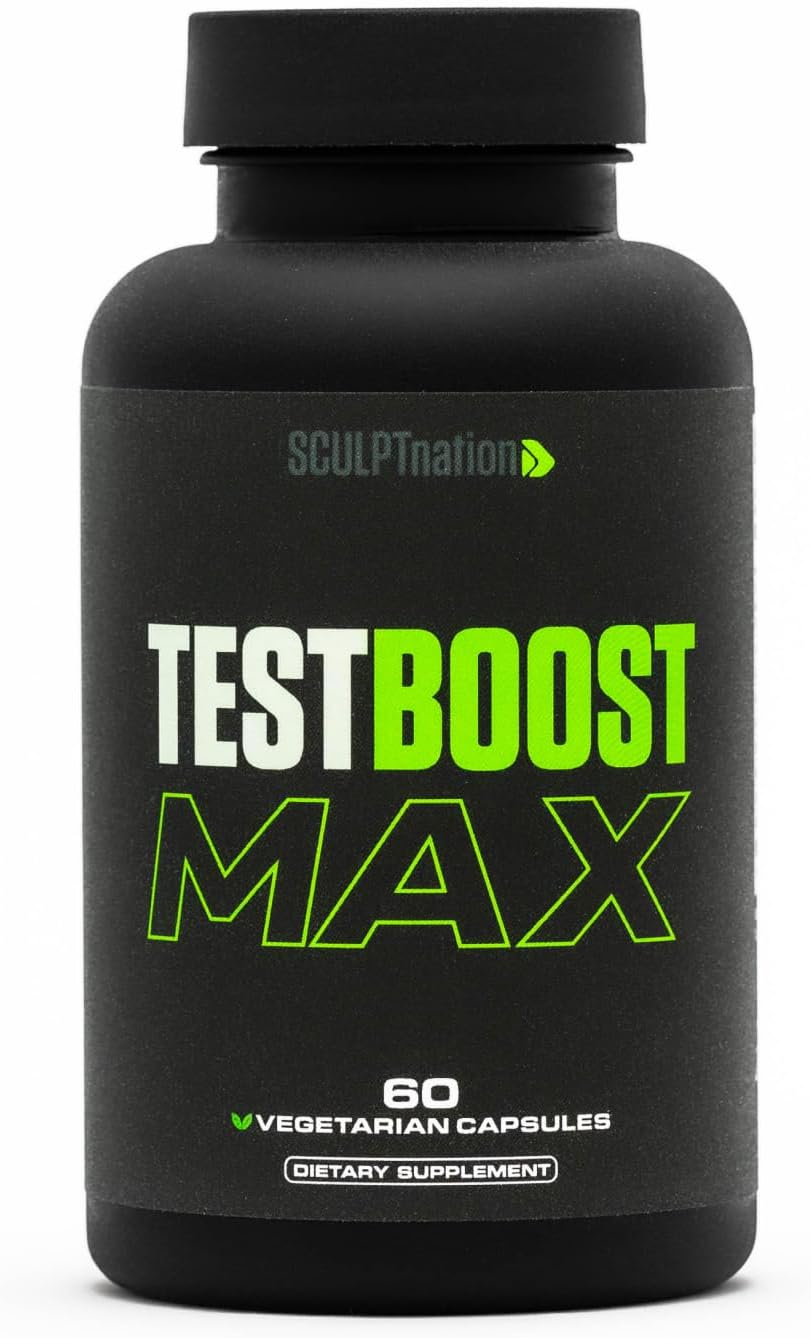 TEST BOOST Max Sculptnation 2.0 Testosterone Build Muscle Men Fat