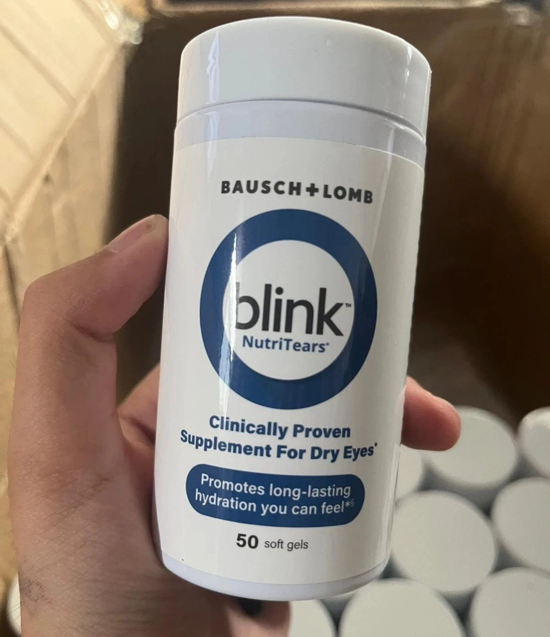 Blink NutriTears Supplement for Dry Eyes, 50 Count, Eye Care