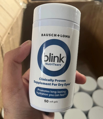 Blink NutriTears Supplement for Dry Eyes, 50 Count, Eye Care