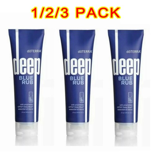 1/2/3 Packs DoTERRA Deep Blue doterra Rub Body Cream - 4 oz New