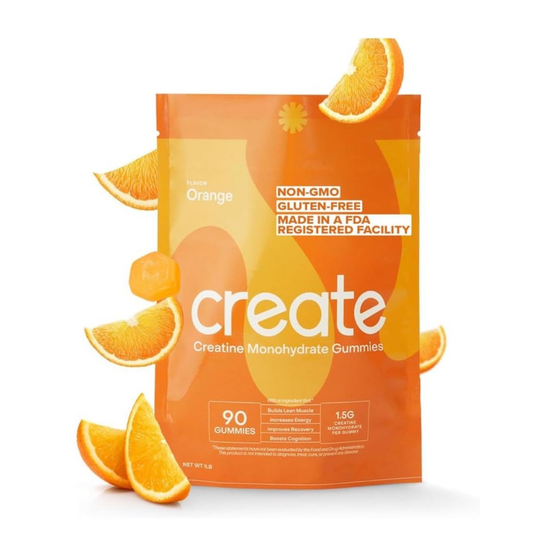 Create Creatine Monohydrate Gummies for Men & Women 1.5g of Creatine — Create
